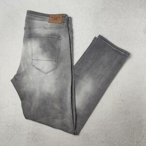 Jordan Craig Jeans Mens 36x32 Gray Skinny Light Wash Legacy Edition JPA-500